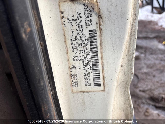 Aukcja sprzedaży 1996 Toyota Tacoma Xtracab, vin: 4TAWN72N0TZ212907, numer aukcji: 40057848