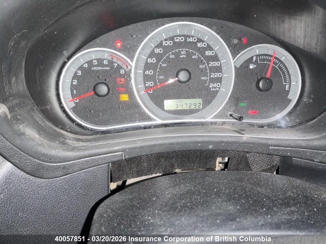 2008 Subaru Impreza 2.5i მანქანა იყიდება აუქციონზე, vin: JF1GH61658G830947, აუქციონის ნომერი: 40057851