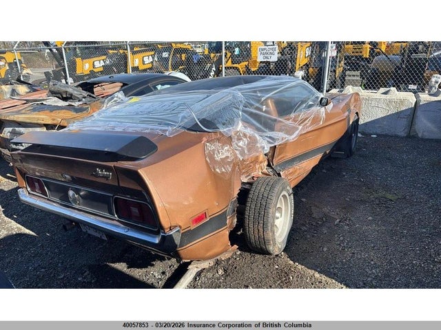 40057853 :رقم المزاد ، 2F02F153041 vin ، 1972 Ford Mustang مزاد بيع