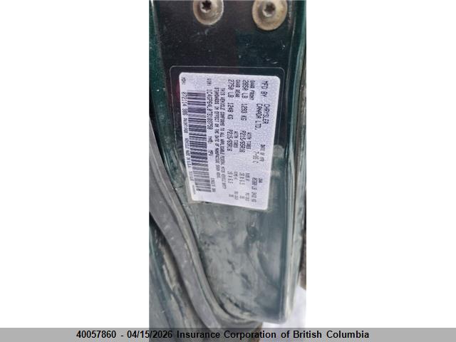 Aukcja sprzedaży 1996 Chrysler Town & Country Lxi, vin: 1C4GP64L0TB189758, numer aukcji: 40057860