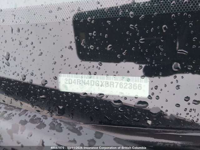 40057870 :رقم المزاد ، 2D4RN4DGXBR762366 vin ، 2011 Dodge Grand Caravan Express مزاد بيع