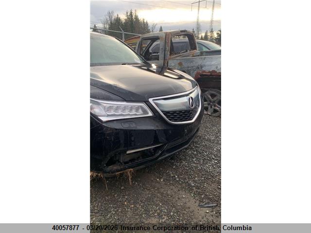 Aukcja sprzedaży 2014 Acura Mdx, vin: 5FRYD4H81EB504329, numer aukcji: 40057877