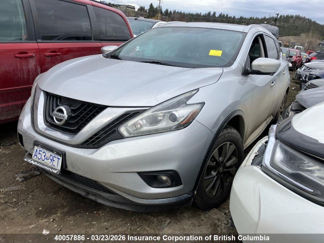 5N1AZ2MH5FN242960 Nissan Murano Platinum/sl/sv