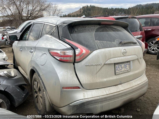 5N1AZ2MH5FN242960 Nissan Murano Platinum/sl/sv