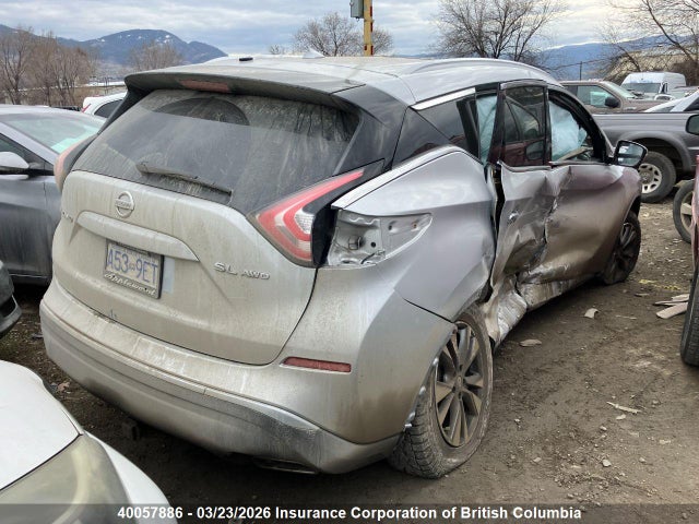 5N1AZ2MH5FN242960 Nissan Murano Platinum/sl/sv