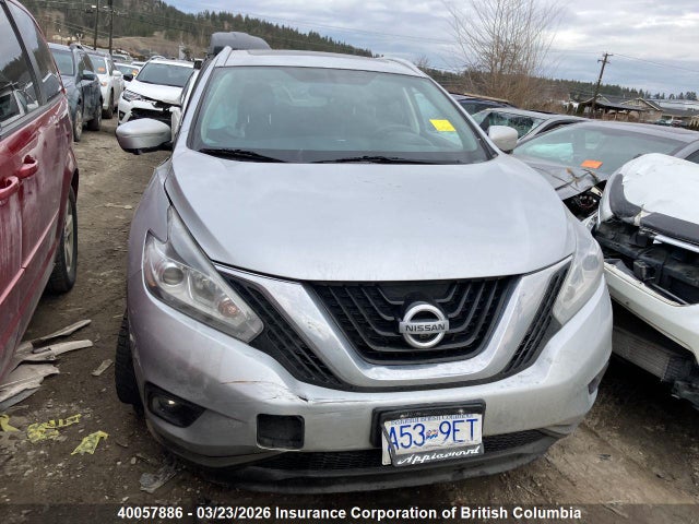 5N1AZ2MH5FN242960 Nissan Murano Platinum/sl/sv