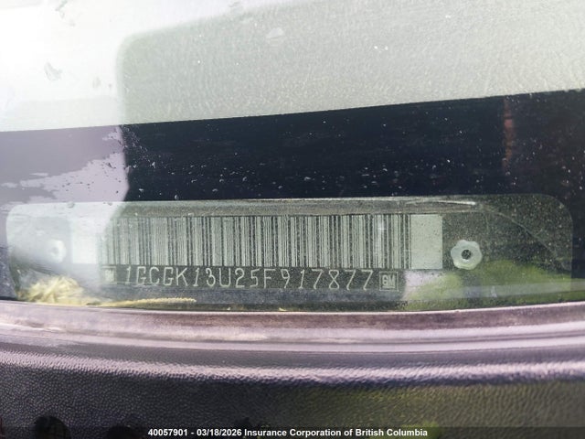 40057901 :رقم المزاد ، 1GCGK13U25F917877 vin ، 2005 Chevrolet Silverado K1500 Heavy Duty مزاد بيع