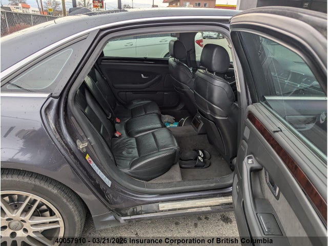 40057910 :رقم المزاد ، WAUML44E14N012539 vin ، 2004 Audi A8 مزاد بيع