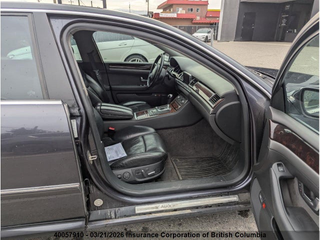40057910 :رقم المزاد ، WAUML44E14N012539 vin ، 2004 Audi A8 مزاد بيع
