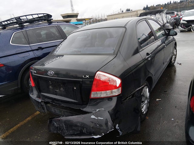 Aukcja sprzedaży 2009 Kia Spectra Ex/lx/sx, vin: KNAFE221895650124, numer aukcji: 40052749