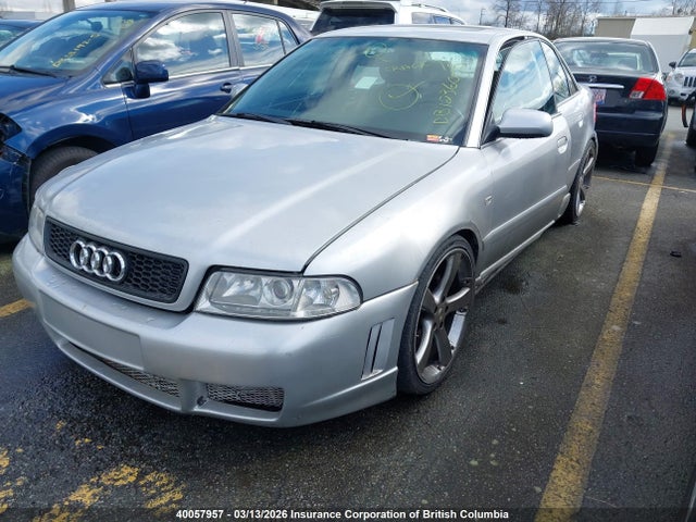1999 Audi A4 მანქანა იყიდება აუქციონზე, vin: WAUED28D0XA246660, აუქციონის ნომერი: 40057957