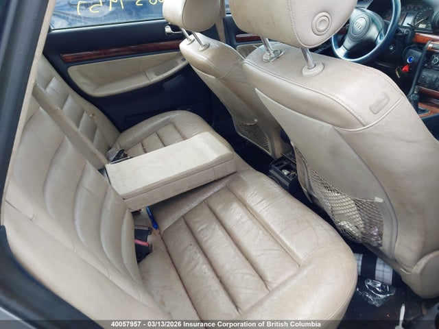 1999 Audi A4 მანქანა იყიდება აუქციონზე, vin: WAUED28D0XA246660, აუქციონის ნომერი: 40057957