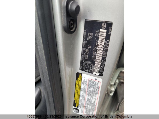 40057969 :رقم المزاد ، 4T1BE32K14U839515 vin ، 2004 Toyota Camry مزاد بيع