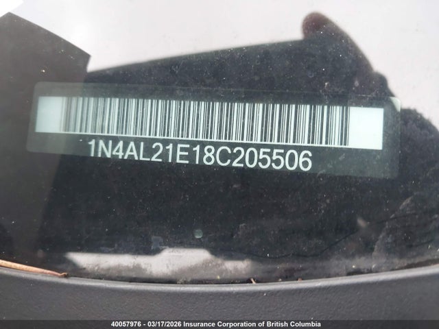 40057976 :رقم المزاد ، 1N4AL21E18C205506 vin ، 2008 Nissan Altima 2.5/2.5s مزاد بيع