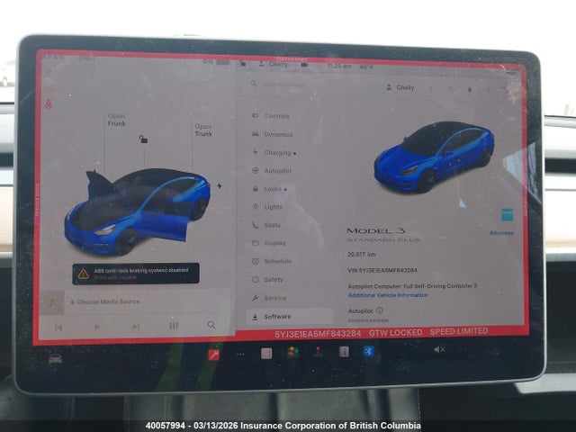 Aukcja sprzedaży 2021 Tesla Model 3, vin: 5YJ3E1EA5MF843284, numer aukcji: 40057994