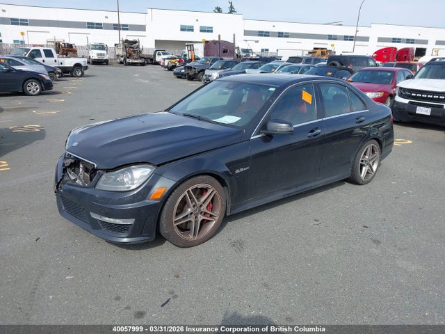 40057999 :رقم المزاد ، WDDGF7HB0CA659535 vin ، 2012 Mercedes-benz C 63 Amg مزاد بيع
