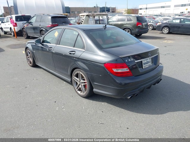 40057999 :رقم المزاد ، WDDGF7HB0CA659535 vin ، 2012 Mercedes-benz C 63 Amg مزاد بيع