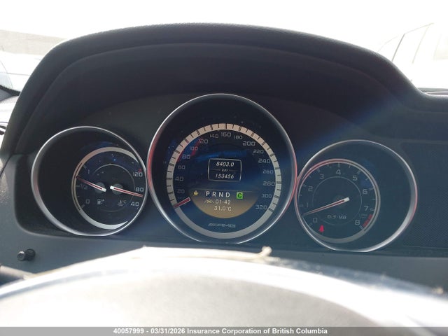 40057999 :رقم المزاد ، WDDGF7HB0CA659535 vin ، 2012 Mercedes-benz C 63 Amg مزاد بيع