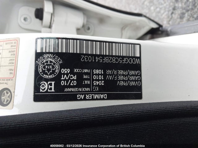 Продажа на аукционе авто 2011 Mercedes-benz C 250, vin: WDDGF5CB2BF541032, номер лота: 40058002