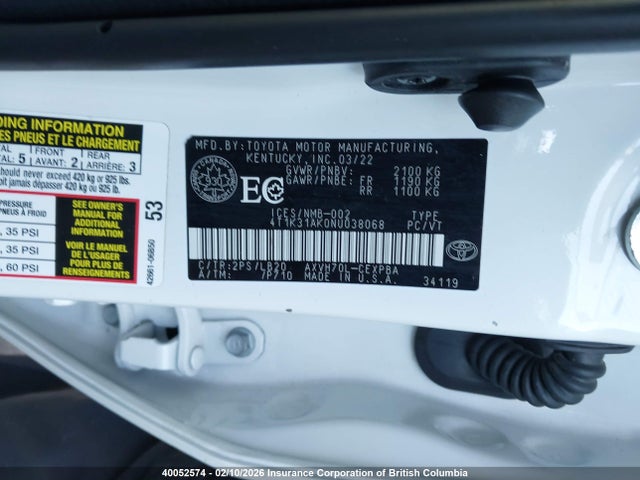 Toyota CAMRY XSE 2022 4T1K31AK0NU038068 Image 9