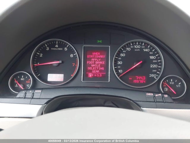 2002 Audi A4 მანქანა იყიდება აუქციონზე, vin: WAULC58E22A125142, აუქციონის ნომერი: 40058049