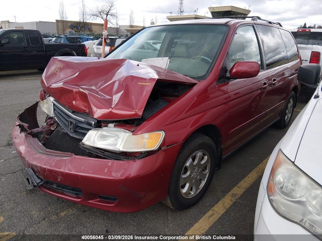 40056045 :رقم المزاد ، 2HKRL18943H012070 vin ، 2003 Honda Odyssey Exl مزاد بيع