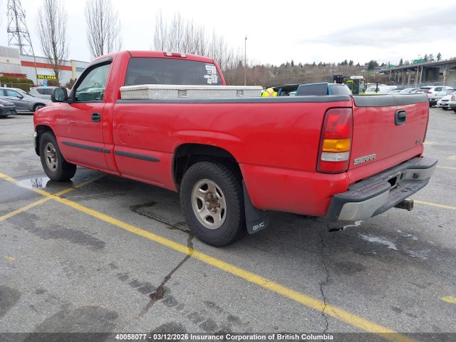 Aukcja sprzedaży 2002 Gmc Sierra 1500 Sl/sle, vin: 1GTEC14V42Z247142, numer aukcji: 40058077