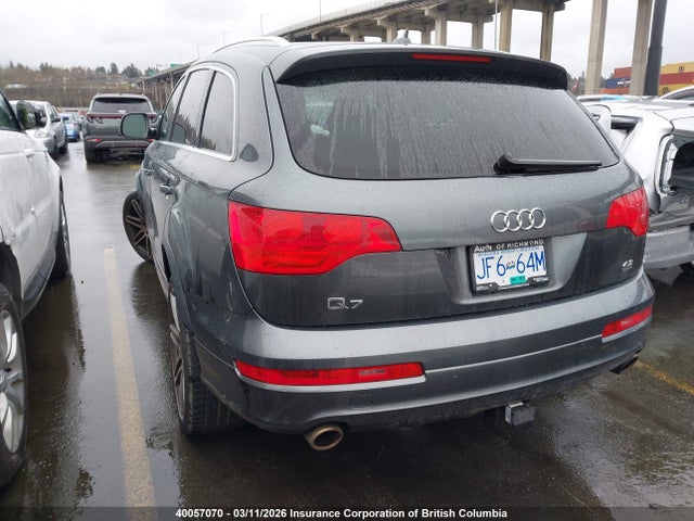 Продажа на аукционе авто 2009 Audi Q7 4.2 Quattro S-line, vin: WA1CV64L79D032983, номер лота: 40057070