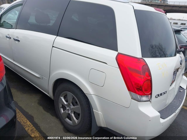 Aukcja sprzedaży 2009 Nissan Quest S/se/sl, vin: 5N1BV28U89N104096, numer aukcji: 40051974