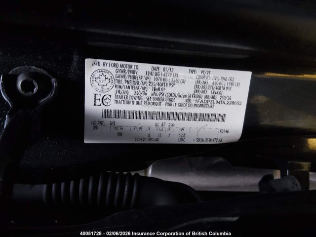 Продаж на аукціоні авто 2013 Ford Focus St St, vin: 1FADP3L94DL228652, номер лоту: 40051728