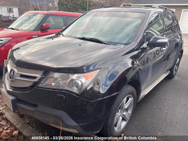 40058145 :رقم المزاد ، 2HNYD288X8H000182 vin ، 2008 Acura Mdx مزاد بيع