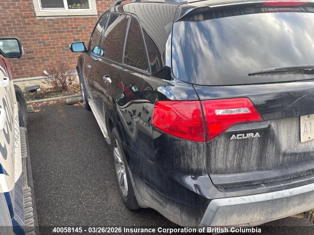 40058145 :رقم المزاد ، 2HNYD288X8H000182 vin ، 2008 Acura Mdx مزاد بيع