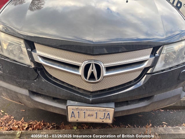 40058145 :رقم المزاد ، 2HNYD288X8H000182 vin ، 2008 Acura Mdx مزاد بيع