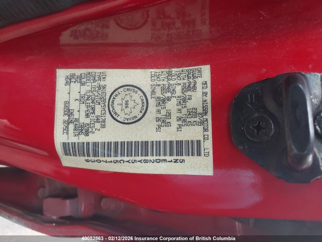 Продажа на аукционе авто 2000 Nissan Xterra Xe/se, vin: 5N1ED28Y5YC517039, номер лота: 40052863