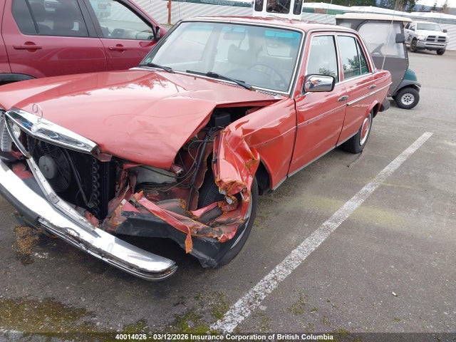 Продажа на аукционе авто 1978 Mercedes-benz 300 D, vin: 12313012070309, номер лота: 40014026