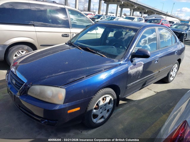 Aukcja sprzedaży 2005 Hyundai Elantra Gls/gt, vin: KMHDN45D15U033347, numer aukcji: 40058200