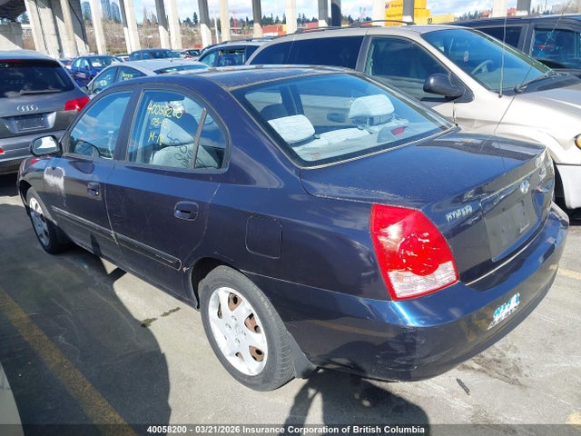 Aukcja sprzedaży 2005 Hyundai Elantra Gls/gt, vin: KMHDN45D15U033347, numer aukcji: 40058200
