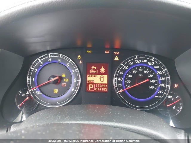 40058205 :رقم المزاد ، JN1AJ0HR2AM751618 vin ، 2010 Infiniti Ex35 مزاد بيع