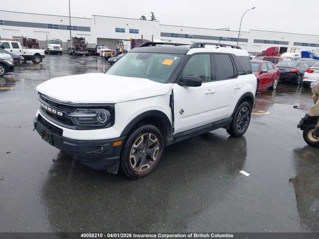 Aukcja sprzedaży 2023 Ford Bronco Sport Outer Banks, vin: 3FMCR9C6XPRD93809, numer aukcji: 40058210