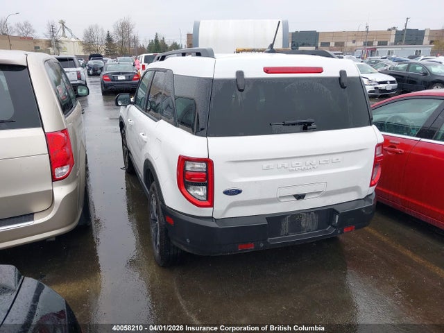 Aukcja sprzedaży 2023 Ford Bronco Sport Outer Banks, vin: 3FMCR9C6XPRD93809, numer aukcji: 40058210