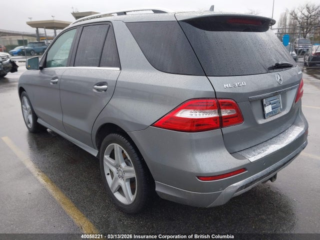 Продажа на аукционе авто 2015 Mercedes-benz Ml 350 Bluetec, vin: 4JGDA2EB9FA478288, номер лота: 40058221