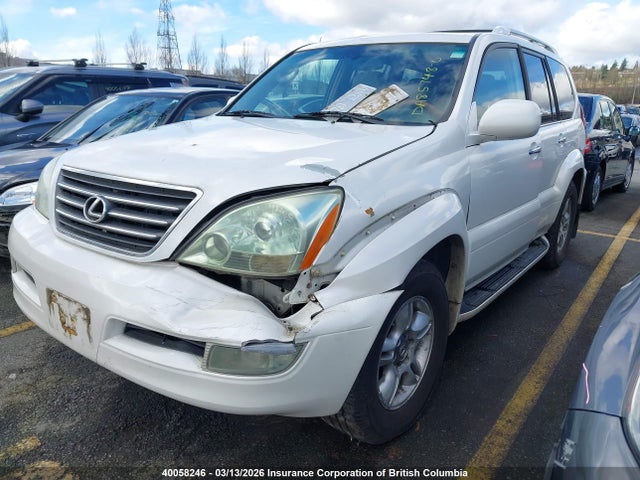 2008 Lexus Gx 470 მანქანა იყიდება აუქციონზე, vin: JTJBT20X480150078, აუქციონის ნომერი: 40058246