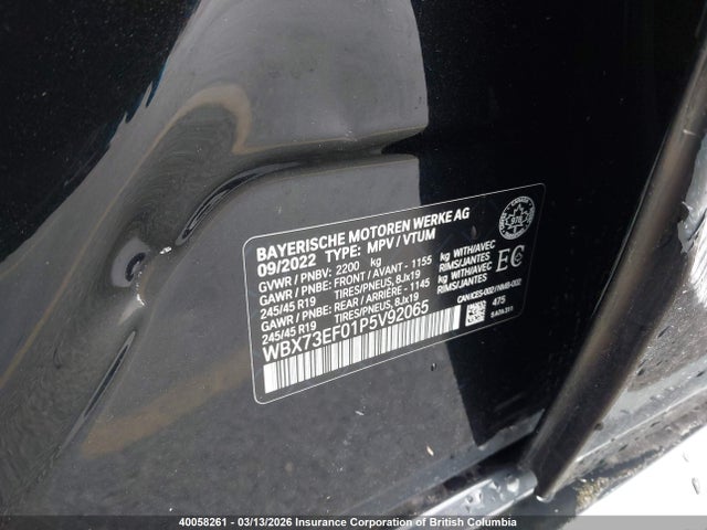 WBX73EF01P5V92065 BMW X1