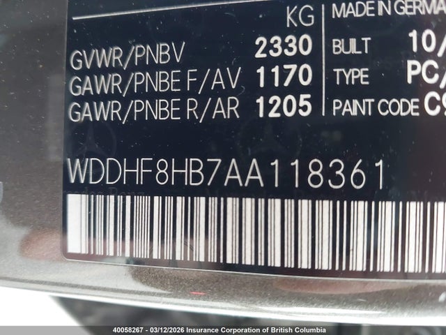 Продажа на аукционе авто 2010 Mercedes-benz E 350 4matic, vin: WDDHF8HB7AA118361, номер лота: 40058267