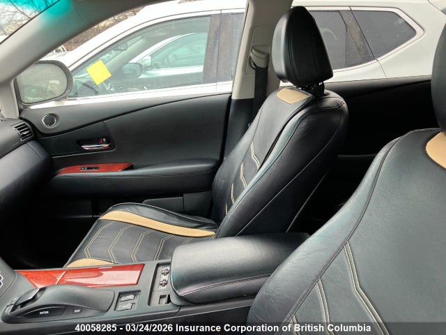 40058285 :رقم المزاد ، 2T2BK1BA8CC137384 vin ، 2012 Lexus Rx 350 مزاد بيع