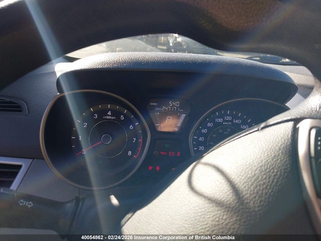 2013 Hyundai Elantra Gls/limited მანქანა იყიდება აუქციონზე, vin: 5NPDH4AE5DH434239, აუქციონის ნომერი: 40054862