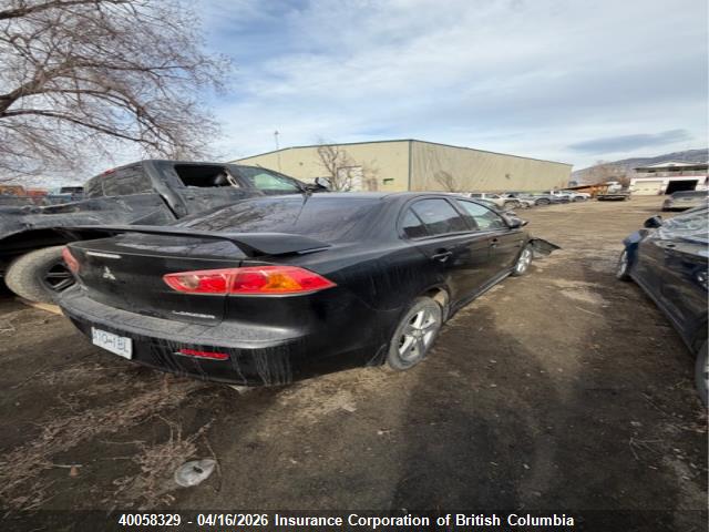40058329 :رقم المزاد ، JA3AU26U49U614603 vin ، 2009 Mitsubishi Lancer مزاد بيع