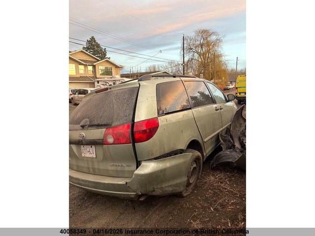 2006 Toyota Sienna Ce 7 Passenger/ce 8 Passenger მანქანა იყიდება აუქციონზე, vin: 5TDZA29C76S403928, აუქციონის ნომერი: 40058349