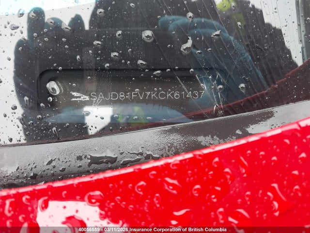 SAJD81FV7KCK61437 Jaguar F-type R Dynamic