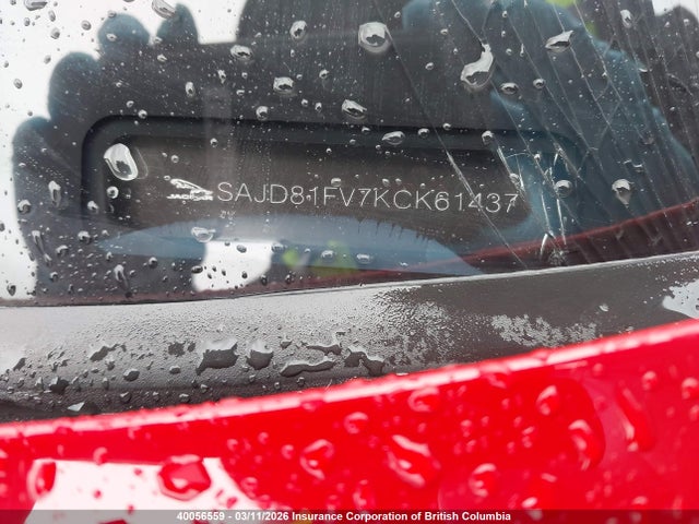 SAJD81FV7KCK61437 Jaguar F-type R Dynamic